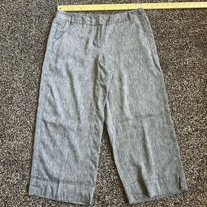 Gray Cropped Women's Pants